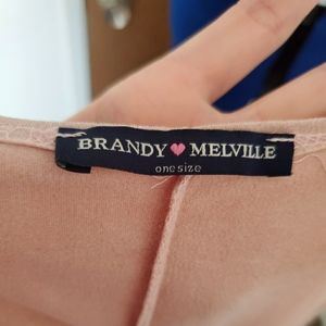 Pale Rose Suede Brandy Melville Dress